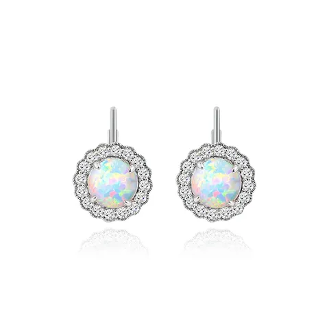 Australia Treasure Earrings Micro-set Zirconia Light Luxury Senior Elegance Ms. Earrings - Plated Brass jewelry made by BlueOne Jewelry