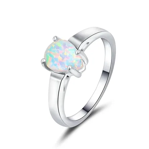 Australian Treasure Ring Jewelry Europe and the United States Teardrop-shaped Australian - Plated Brass jewelry made by BlueOne Jewelry