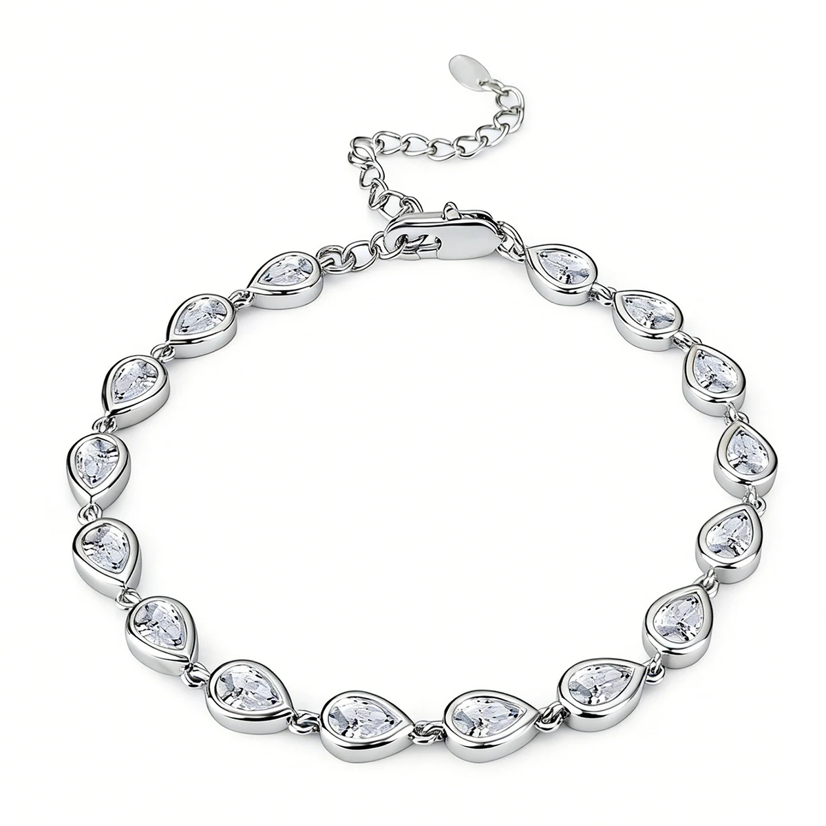 Bracelet Luxury-inspired Premium Feel Adjustable Geometric Copper-set Zirconia Jewelry made by BlueOne Jewelry