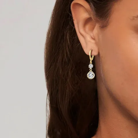 Creative Models Personalized Fashion Drop Earrings Popular Zirconia Earrings Direct - view 2