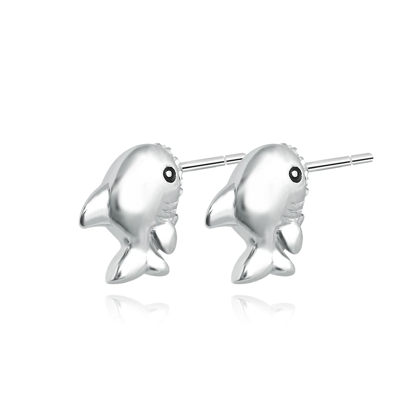 Europe and the United States Personality Creative Shark Earrings made by BlueOne Jewelry