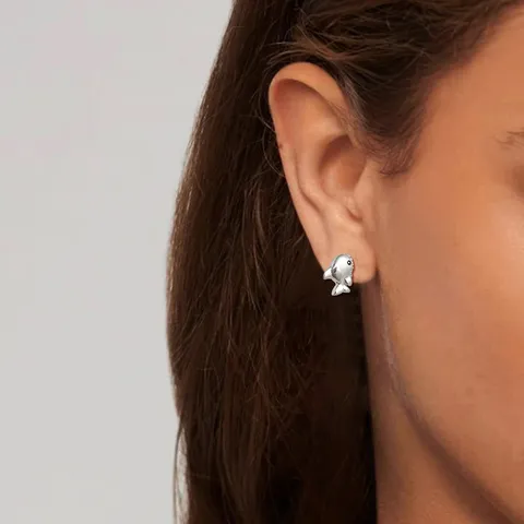 Europe and the United States Personality Creative Shark Earrings - view 2