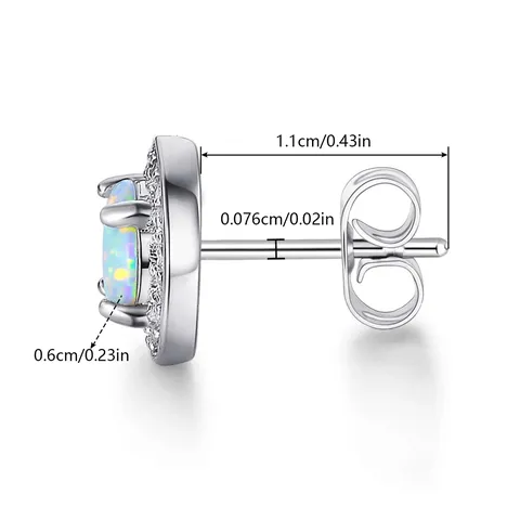 Earrings Fashion Opal Earrings Direct European and American Sources - view 3