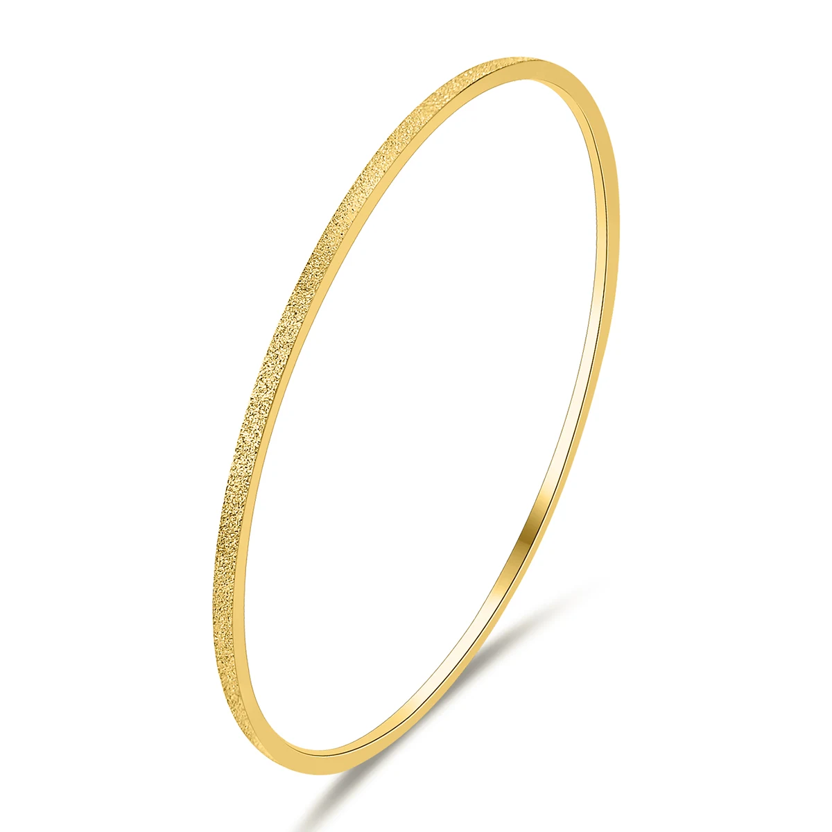 : European & American Minimalist 2mm Smooth Coil Bracelet – Plain made by BlueOne Jewelry