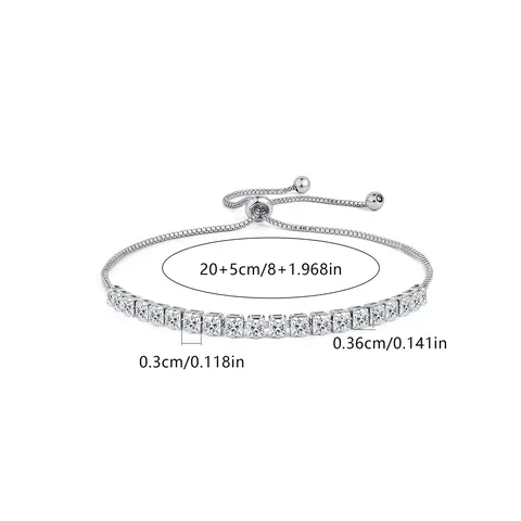Fashion Hand Jewelry Stainless Steel Full Diamond Bracelet - view 3