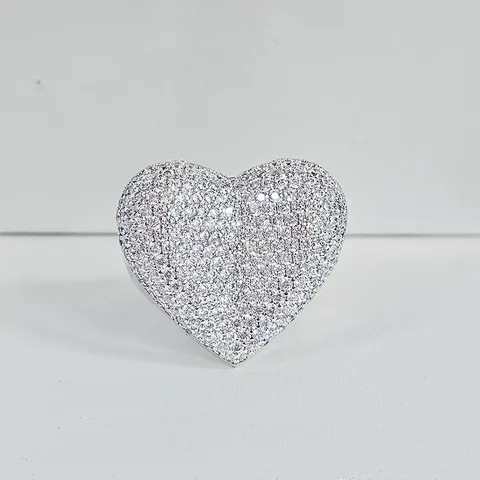 Europe and the United States Hip-hop Zirconia Ring Finger Ring Trend - view 3