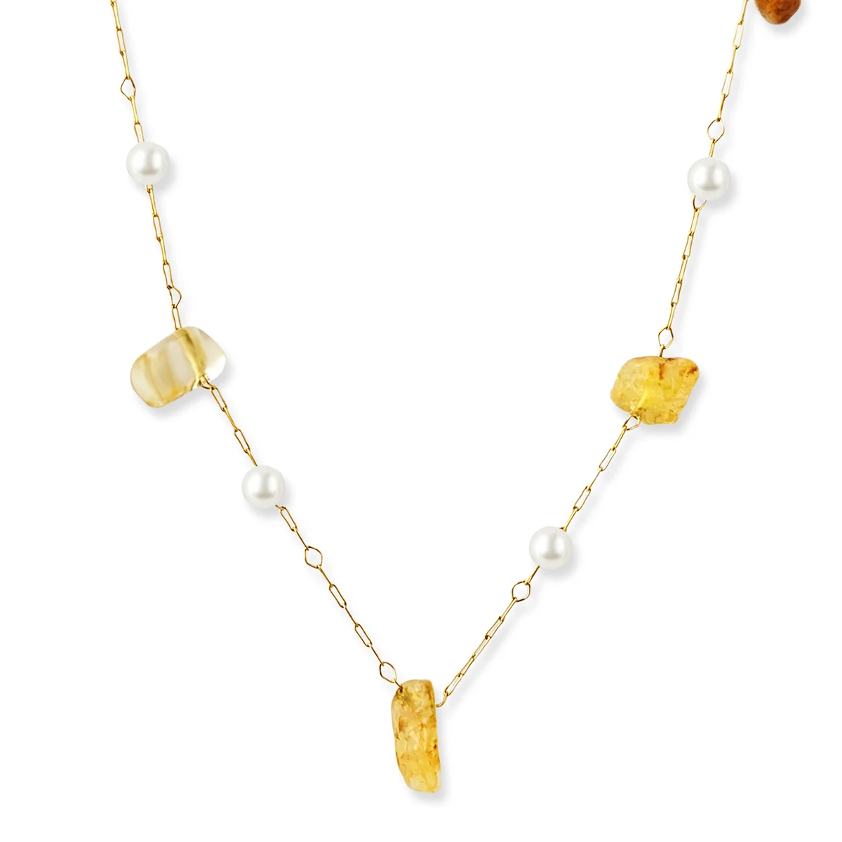 European and American Dopamine Necklace Design Sense Necklace Collarbone Chain made by BlueOne Jewelry