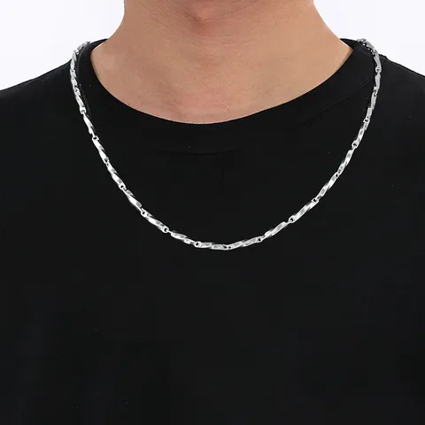 European and American Hip-hop Necklaces Hip-hop Models Titanium Steel Necklaces Niche - view 2