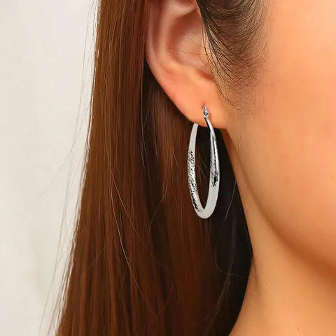European and American Fashion Exaggerated Big Circle Earrings Personalized Trend Fashion - view 2