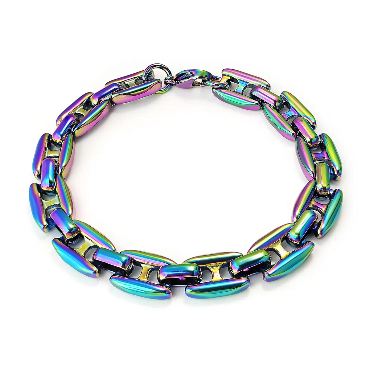 Exclusive Creative Simple Bracelet Hip-hop Stainless Steel Bracelet Personalized Men and - Style 7451 made by BlueOne Jewelry