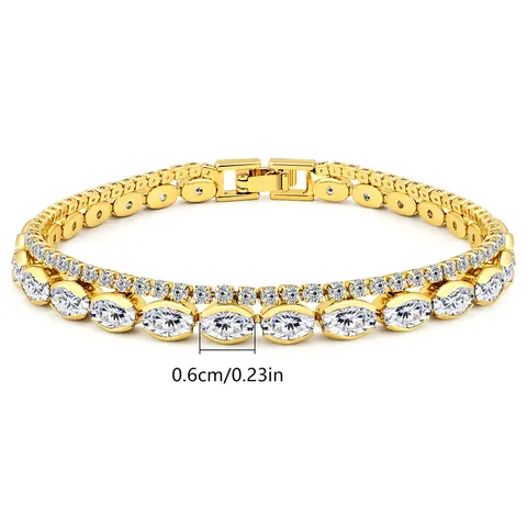 Bracelet Cubic Zircon High-class Light Luxury Hand Jewelry Niche Design Simple - view 3