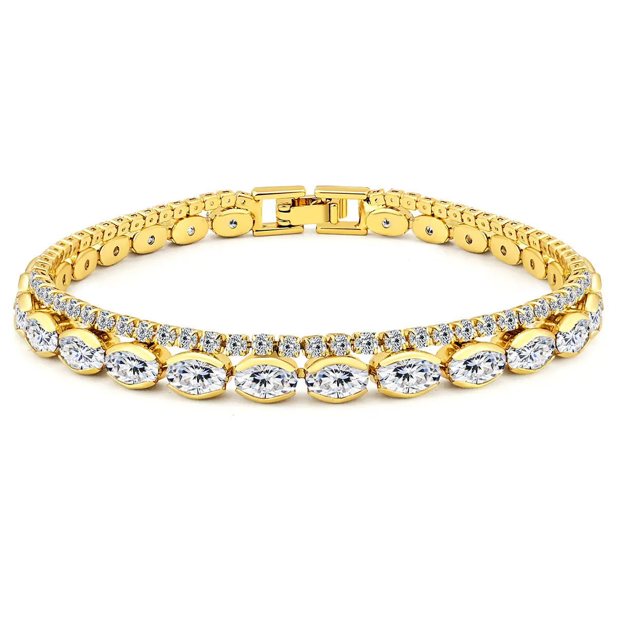Bracelet Cubic Zircon High-class Light Luxury Hand Jewelry Niche Design Simple made by BlueOne Jewelry