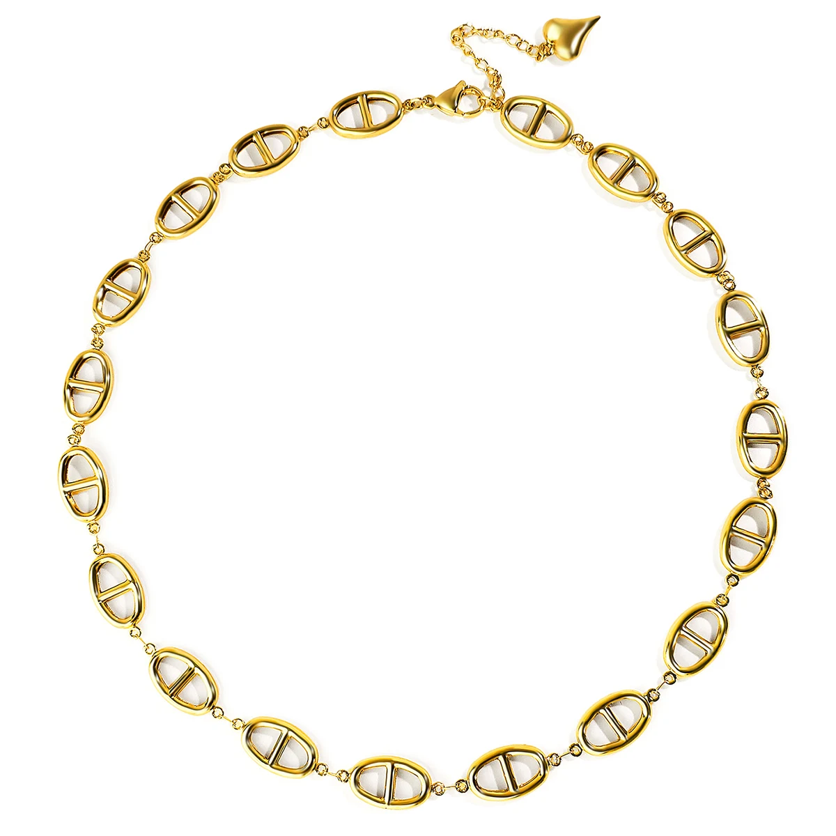 Fashion Simple European and American Pig Nose Necklace Women made by BlueOne Jewelry