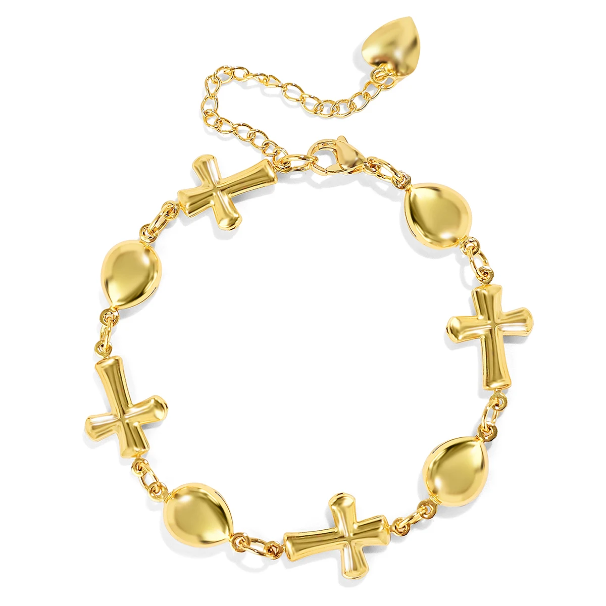 Fashion Simple Titanium Steel Hollow Bracelet Geometric Stainless Steel Bracelet made by BlueOne Jewelry
