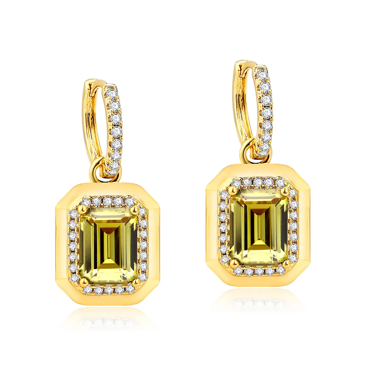 Cubic Zircon Earrings Women High Fashion Simple Earrings Jewelry made by BlueOne Jewelry