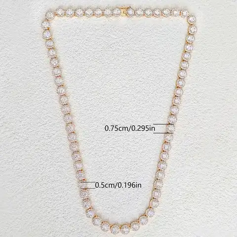 Jewelry Simple Fashion Wild Design Sense Diamond Necklace Europe and the - view 3