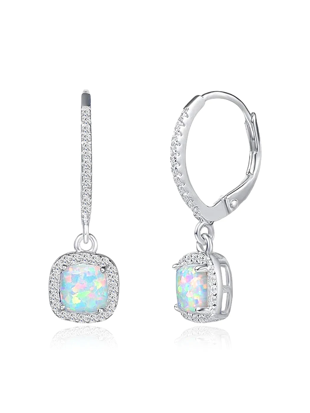 Exquisite Ms. Micro-set Zirconia Versatile Earrings European and American Earrings Jewelry made by BlueOne Jewelry