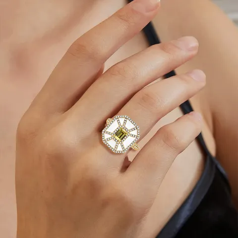 Minimalist Vintage Rings European and American Rings Outlet - view 2