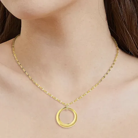 Round Ring Simple Light Luxury Fashion Necklace - view 2