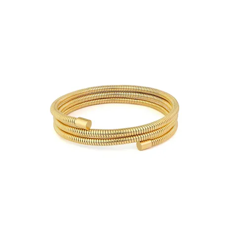 Wrap-around Shape Stainless Steel Bracelet Retro Fashion Versatile Bracelet Female Jewelry - Stainless Steel jewelry made by BlueOne Jewelry