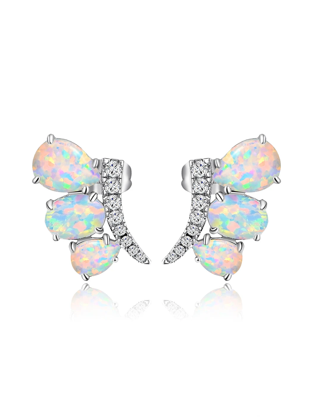 Australia Treasure Birth Month High Quality Resin Opal Earrings made by BlueOne Jewelry