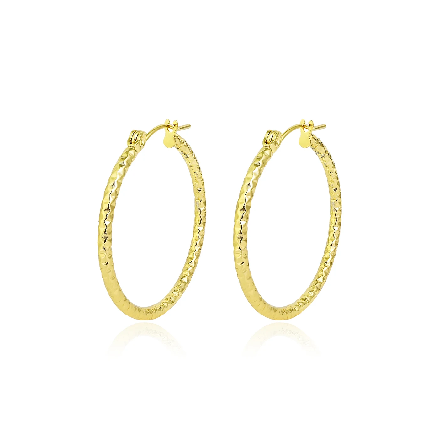 Fashion European and American Simple Personality Earrings Pattern Circle Ms. Earrings made by BlueOne Jewelry