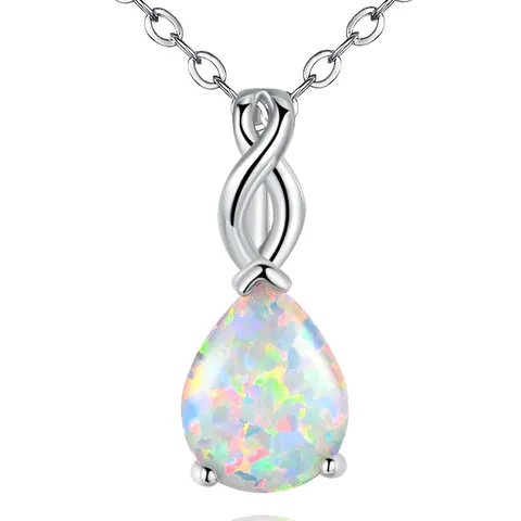 Opal Pendant Necklace High Quality Opal Jewelry Europe and the United - Plated Brass jewelry made by BlueOne Jewelry