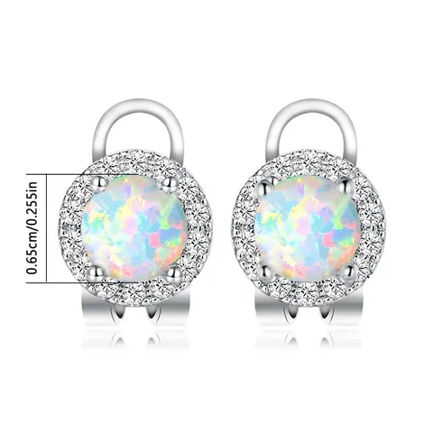 Opal Earrings Fashion Opalopal Opal Earrings - view 3