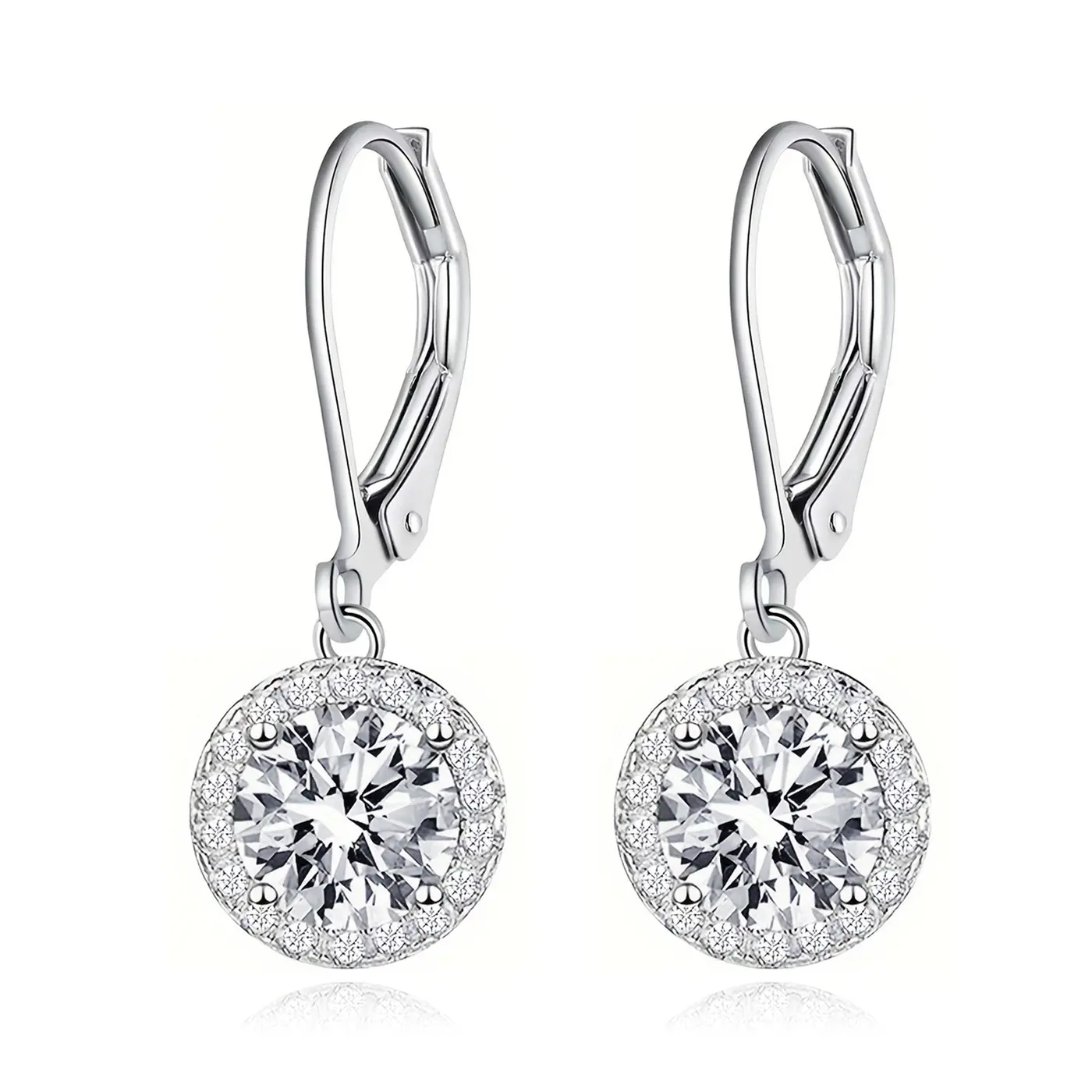Round Package Earrings Hanging Simple Europe and the United States Personality made by BlueOne Jewelry