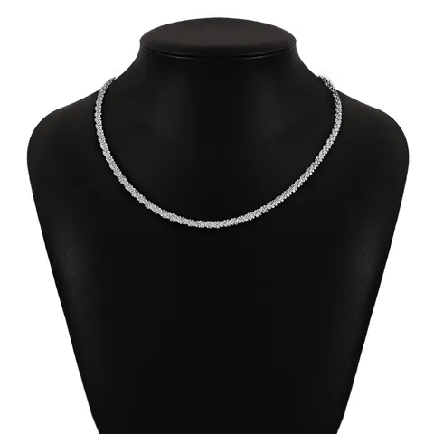 Simple Female Necklace Ins Cauliflower Full Star Chain Sparkling Collarbone Chain - view 2