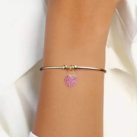 Simple Open Bracelet Adjustable Copper Plated 14K Gold Fashionable Hundred Rings - view 2