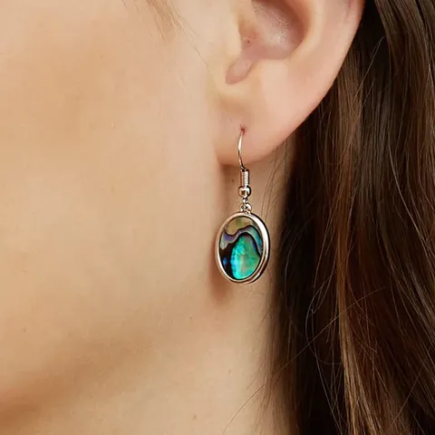 Sources Fashionable Individuality Glossy Earrings European and American Ladies Retro Earrings - view 2