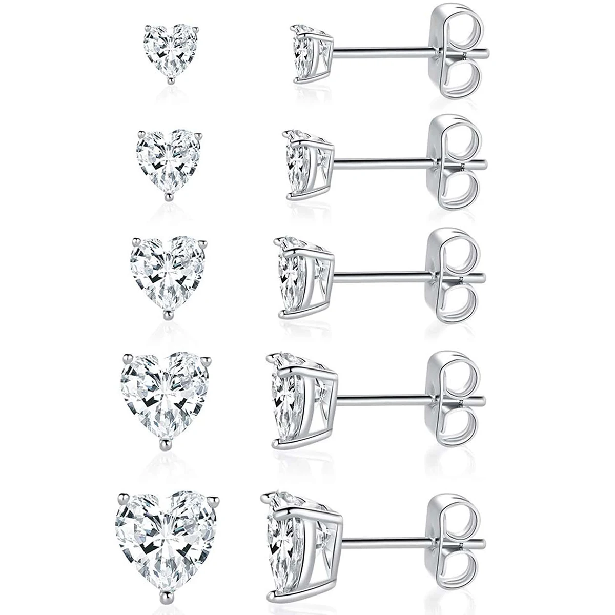 Sources of Zirconia Earrings Multi-color Piercing Earrings Fashionable and Elegant Ear - Style 7954 made by BlueOne Jewelry