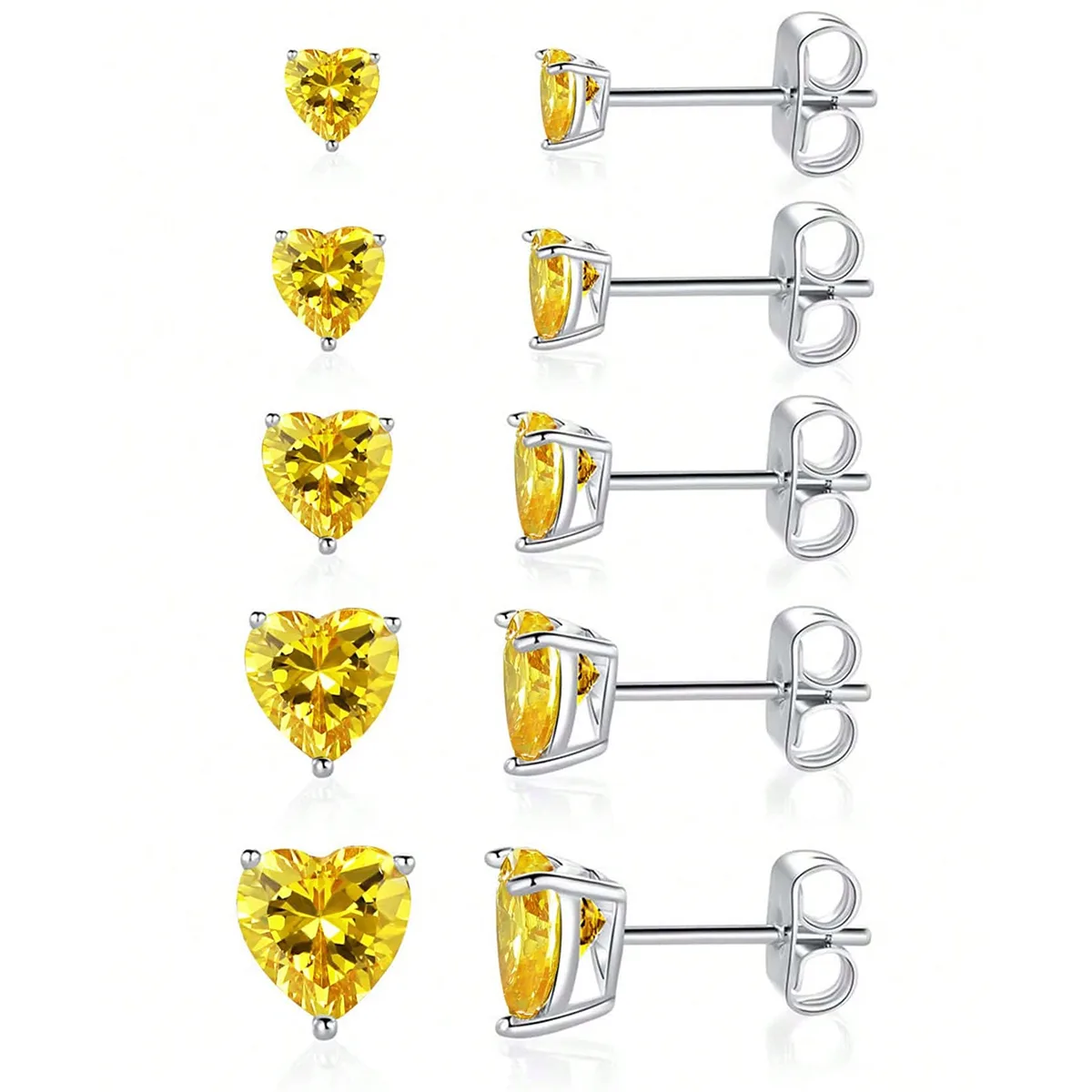 Cubic Zirconia Sources of Zirconia Earrings Multi-color Piercing Earrings Fashionable and Elegant Ear made by BlueOne Jewelry