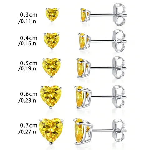 Cubic Zirconia Sources of Zirconia Earrings Multi-color Piercing Earrings Fashionable and Elegant Ear - view 3