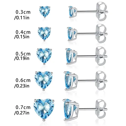 Sources of Zirconia Earrings Multi-color Piercing Earrings Fashionable and Elegant Ear - view 3