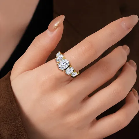 Sourcing Korean Version of the Simple Personalized Trend with Zirconia Women’s Ring - view 2