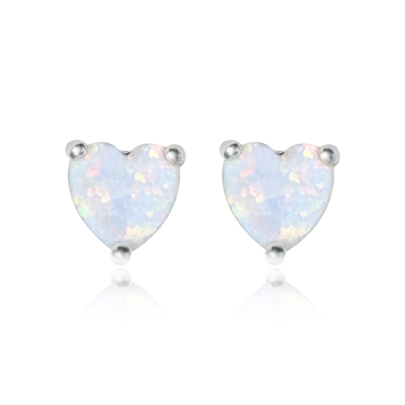 Burst Models Fashion Simple Aobo Heart-shaped Earrings Female Cute High-level Versatile made by BlueOne Jewelry