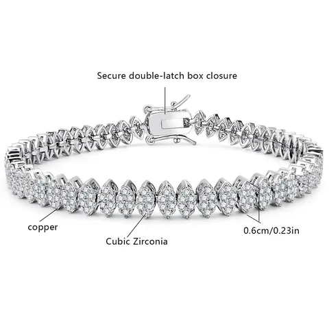 Zircon Bracelet: Light Luxury Fashionable High-end Design Individual Style - view 3