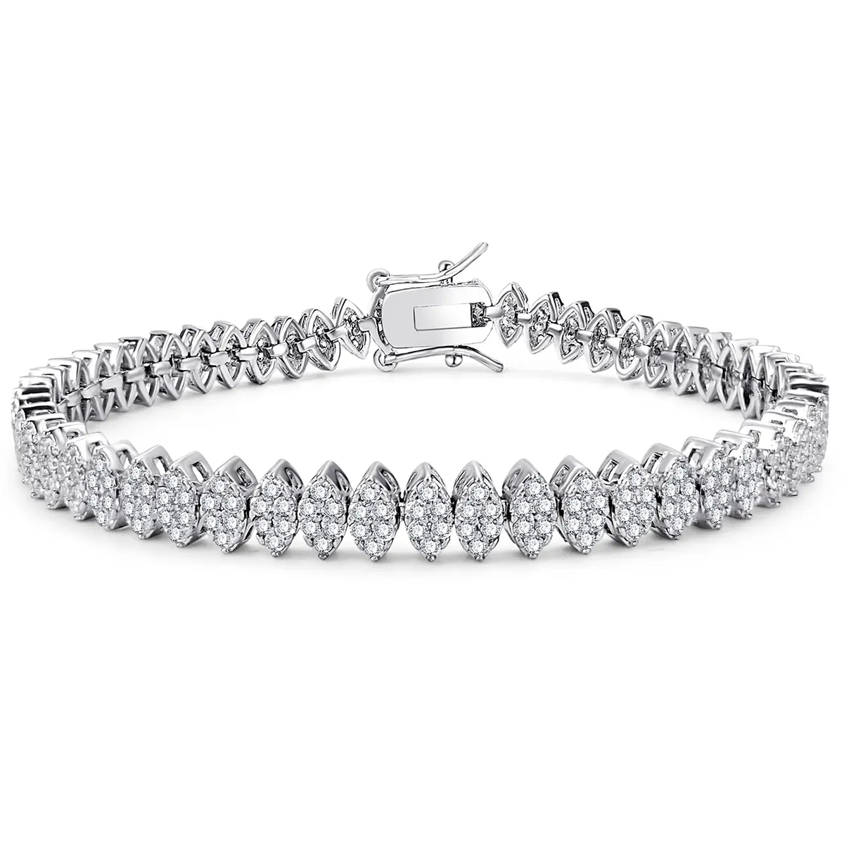 Zircon Bracelet: Light Luxury Fashionable High-end Design Individual Style made by BlueOne Jewelry