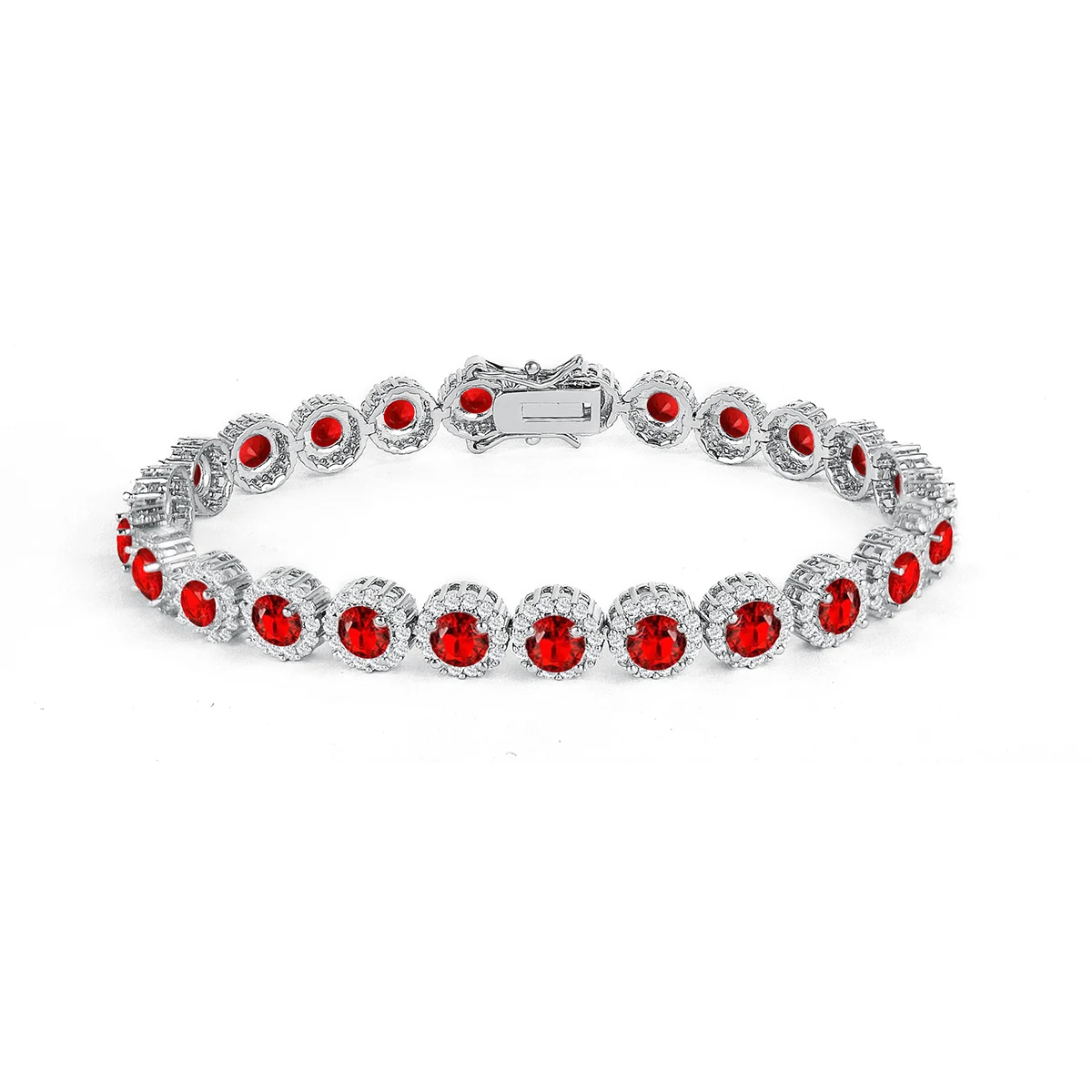 Crossover Haute Sense Fashion Bracelet Hip Hop Single Row Full Diamond made by BlueOne Jewelry