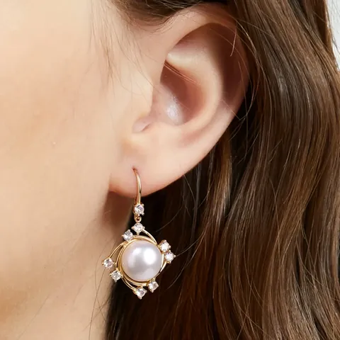 Earrings Female 2024 Tide Models Fashion Suitable for Year’s Eve Wear - view 2