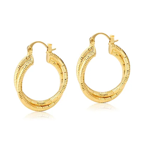 Earrings Gold Premium Light Luxury Earrings Texture Temperament Niche Design Sense - Plated Brass jewelry made by BlueOne Jewelry