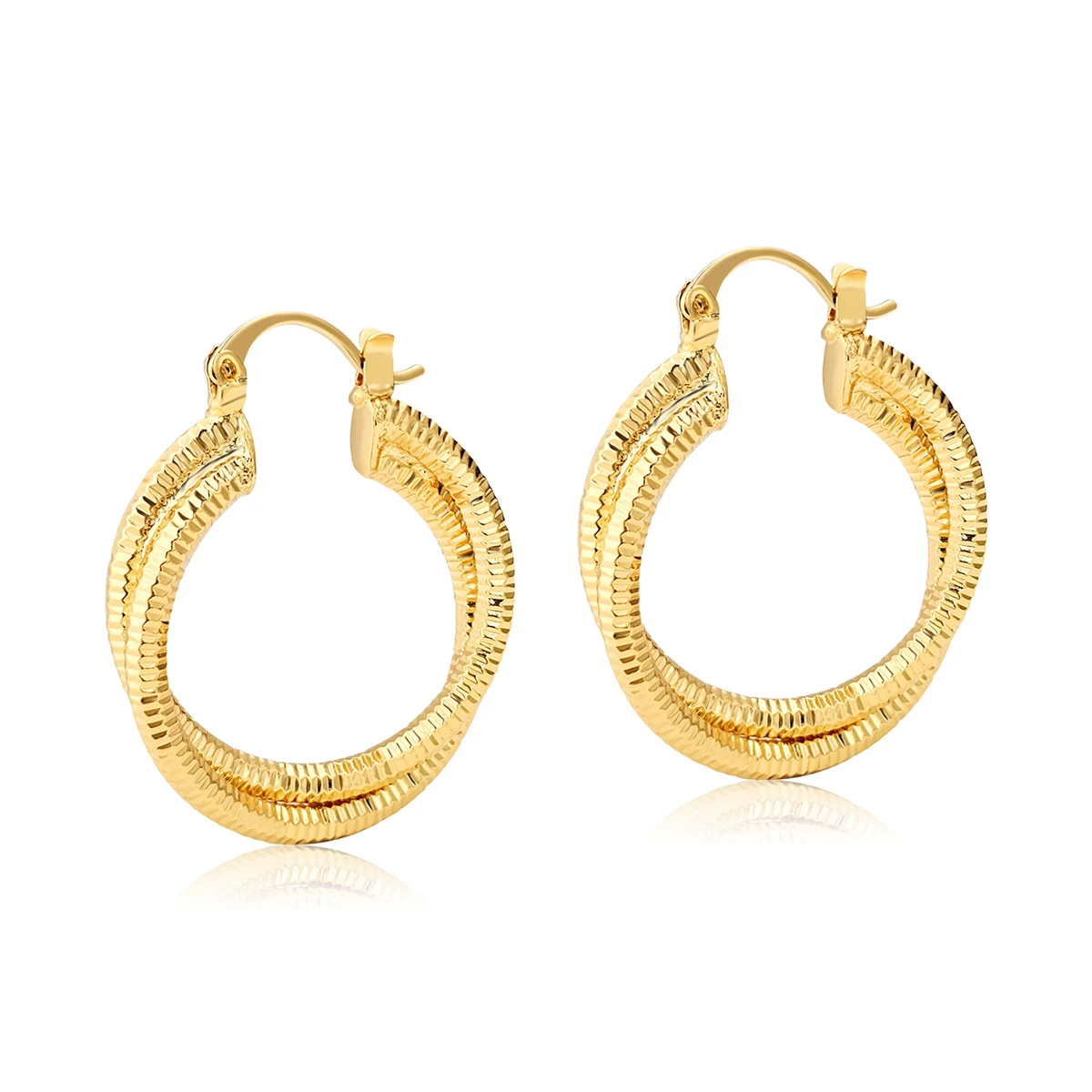 Earrings Gold Premium Light Luxury Earrings Texture Temperament Niche Design Sense made by BlueOne Jewelry