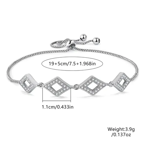 Elegant Fashion Geometric Bracelet Women Bracelets Personalized Hundred Accessories High-grade Feeling - view 3