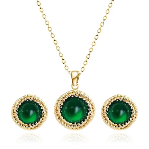 Plated Brass Europe and America Fashion Simple Geometric Irregular Jewelry Niche High Design Jewelry Set - Plated Brass jewelry made by BlueOne Jewelry