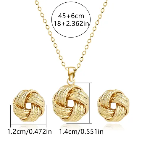 Europe and America Fashion Simple Geometric Irregular Jewelry Niche High Set - Style 3513 - view 3
