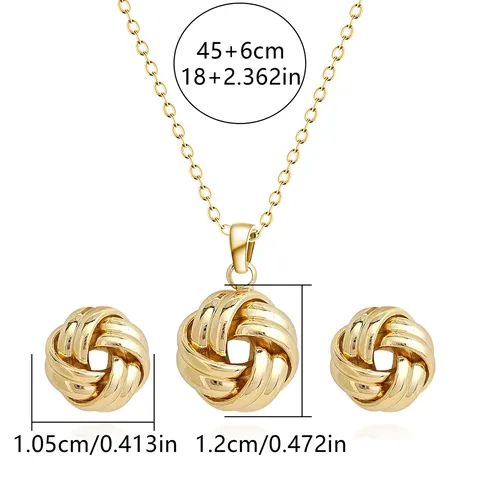 Minimalist Europe and America Fashion Simple Geometric Irregular Jewelry Niche High Set - view 3