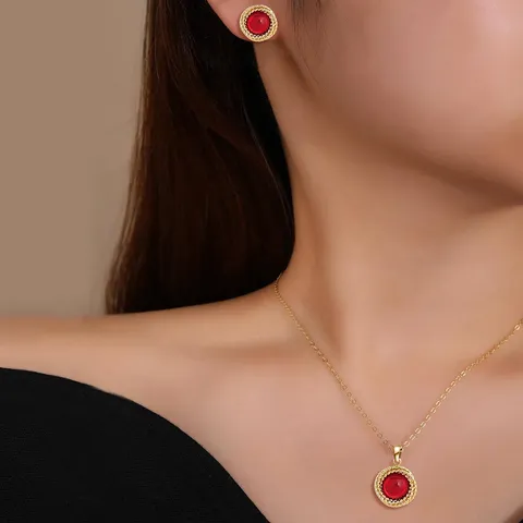 Europe and America Fashion Simple Geometric Irregular Jewelry Niche High Design Jewelry Set - view 2