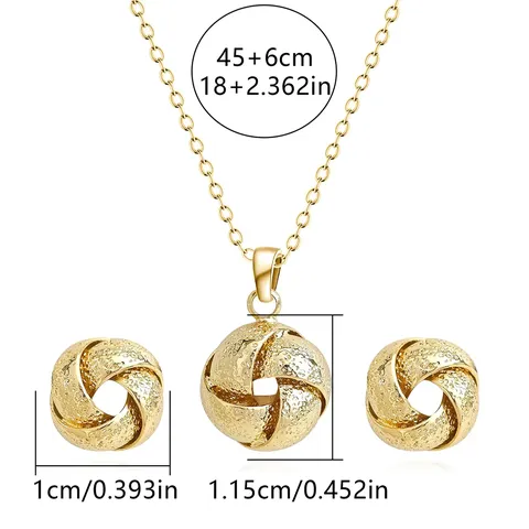 Europe and America Fashion Simple Geometric Irregular Jewelry Niche High Design Jewelry Set - Style 3687 - view 3